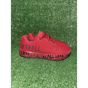 NOBULL Women’s Outwork SuperFabric Impact All Love Red Sneaker Trainers Size 7.5